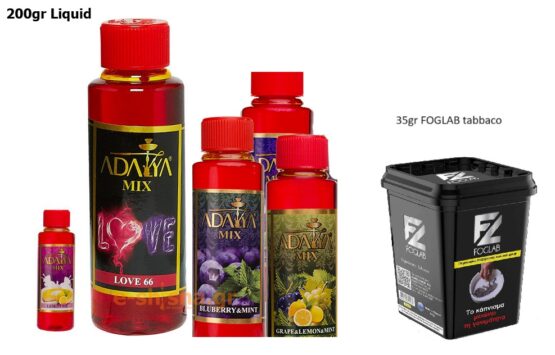 Fog lab tabacco + liquid Adalya 250gr