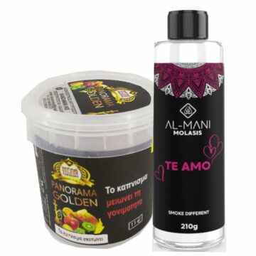 AL MANI FLAVORS 110gr (20g tabacco + 90gr liquid) by huqqaking
